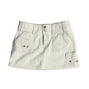 Old Navy '94 Carpenter Corduroy Cream/Off-White Skirt Re-Issue Girls Size 8